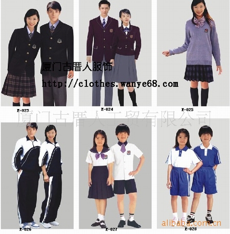 【中學(xué)校服 團(tuán)體動力服 團(tuán)服 印花LOGO設(shè)計制做】價格,廠家,圖片,校服,廈門古厝人工貿(mào)-